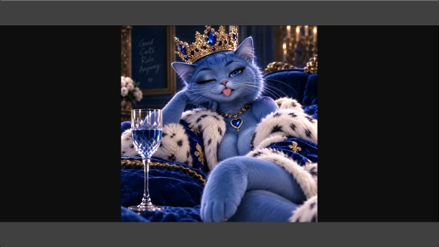 Blue Queen Coin