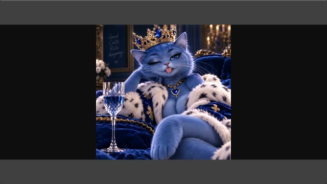 Blue Queen Coin
