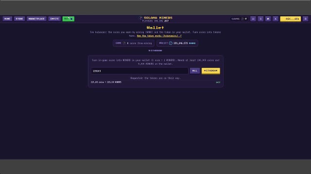 SOLANA MINERS