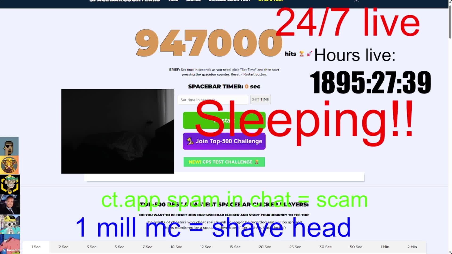 COUNTING TO A MILLION LIVE (MILLION) - Pump