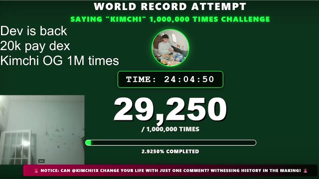 Saying Kimchi 1Mil Times