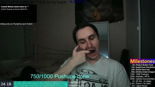 Stuck to 5M