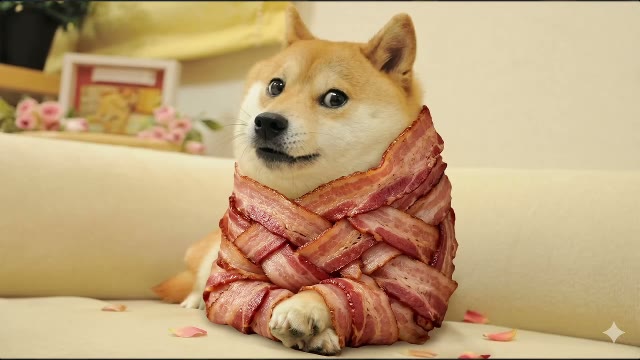 Bacon Wrapped Dogecoin