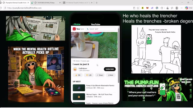 Pump.fun Mental Health Hotline